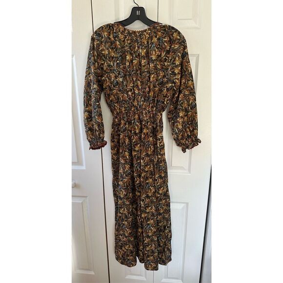 NWT Doen Delfina Organic Cotton Floral Maxi Dress Small - Picture 10 of 11